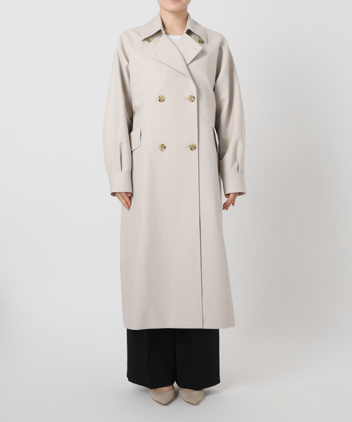 NOBLE（ノーブル） ステンカラーコート 36 ベージュ レディース