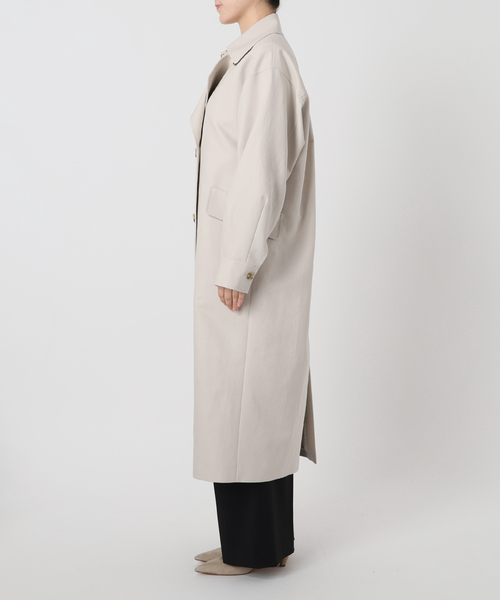 NOBLE（ノーブル） ステンカラーコート 36 ベージュ レディース