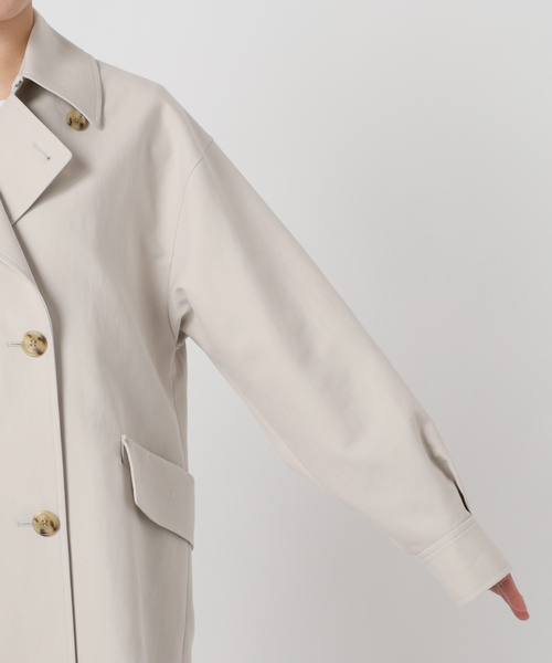 NOBLE（ノーブル） ステンカラーコート 36 ベージュ レディース