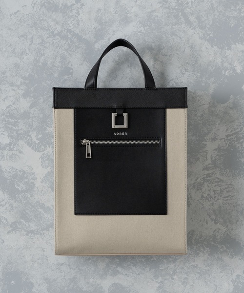 「ADRER」 2WAYバッグ FREE ブラック メンズ_画像4