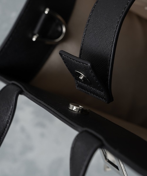 「ADRER」 2WAYバッグ FREE ブラック メンズ_画像8