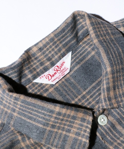 「C.E.L.STORE」 長袖ネルシャツ SMALL ブラック×ホワイト メンズ_画像4