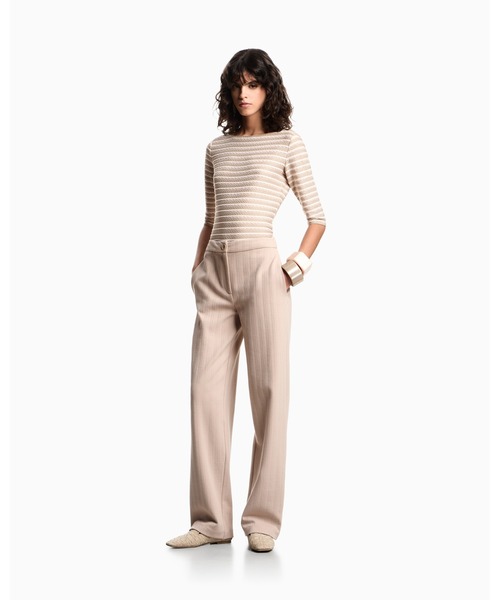 EMPORIO ARMANI ニット セーター 「エンポリオ アルマーニ」七分袖