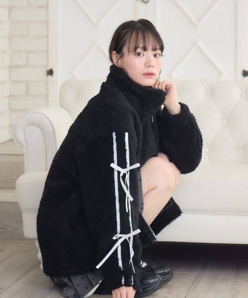 【美品】ラグアジェム STITCH STRIPE ブルゾン レディース アウター LAGUA GEM | STITCH STRIPE ブルゾン (ブルゾン ) |SHEL'TTER WEBSTORE