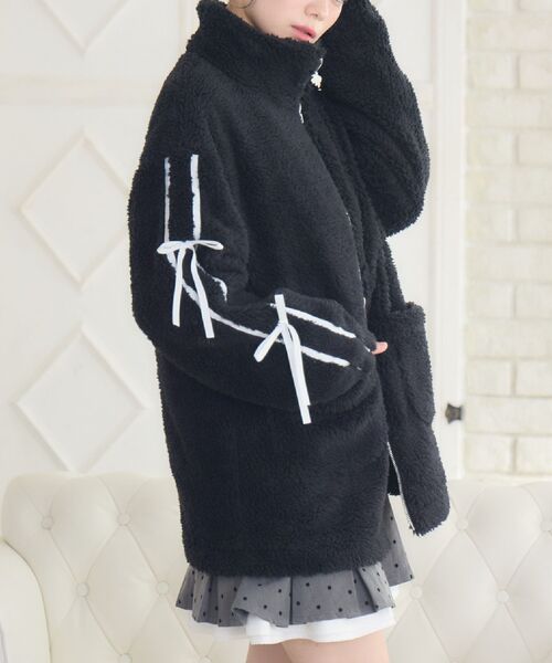 Emsexcite（エムズエキサイト） ブルゾン アウター ラインリボンボアBZ