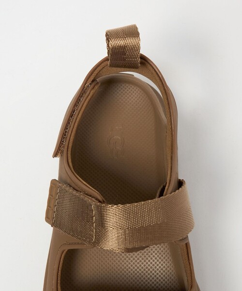 UGG ブラウン ストラップサンダル 厚底 23cm　新品未使用箱はし UGG Australia（アグオーストラリア） サンダル 「国内EXCLUSIVE