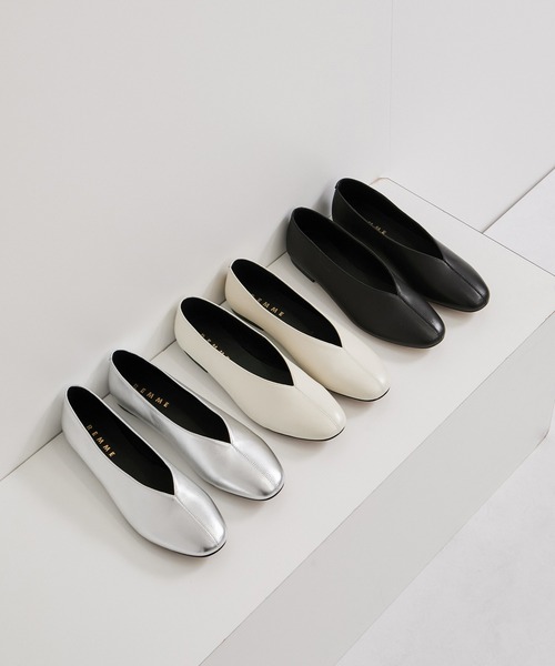 REMME（レメ） パンプス 「REMME/レメ」SHEEP LEATHERフラットシューズ