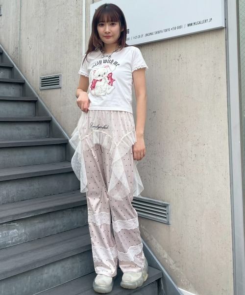 Candy Stripper（キャンディーストリッパー） パンツ LACE TRIM