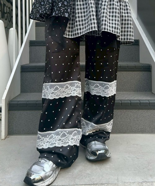 Candy Stripper（キャンディーストリッパー） パンツ LACE TRIM
