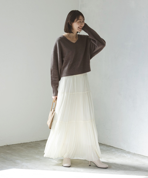 「NOBLE」 長袖ニット FREE ホワイト系その他 レディース_画像5