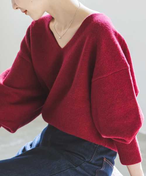 「NOBLE」 長袖ニット FREE ホワイト系その他 レディース_画像8