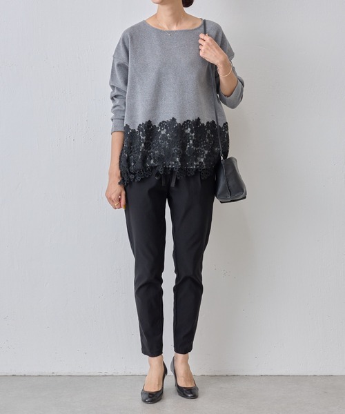 ■BEARDSLEY■ビアズリー　長袖ニット　未使用　ブラック BEARDSLEY（ビアズリー） 長袖カットソー FREE ブラック レディース