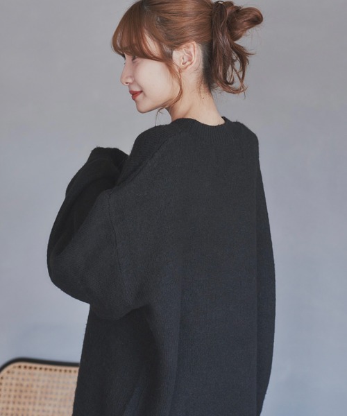 「ADAMASTE」 長袖ニット SMALL パープル メンズ_画像7