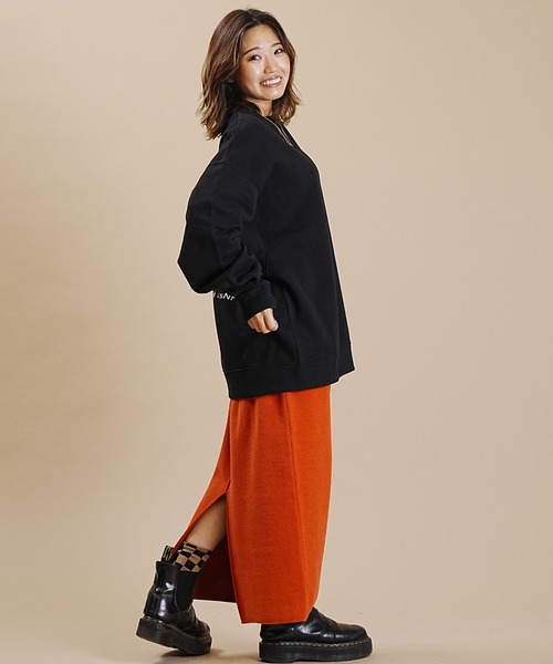 「（What it isNt）ART BY MARKGONZALES」 スウェットカットソー FREE ライトグレー レディース_画像5