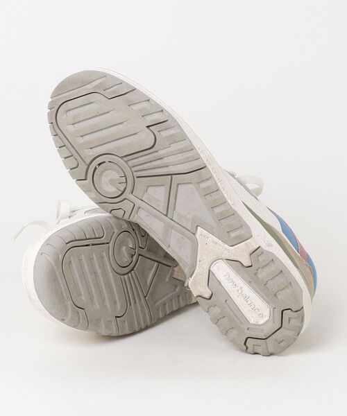 「New Balance」 ローカットスニーカー 25.5cm ホワイト メンズ_画像3