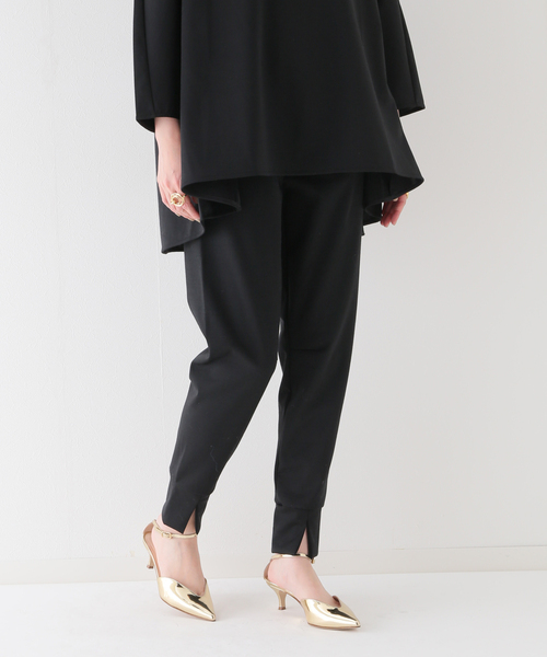 「VERMEIL par iena」 イージーパンツ 38 グレー レディース_画像3