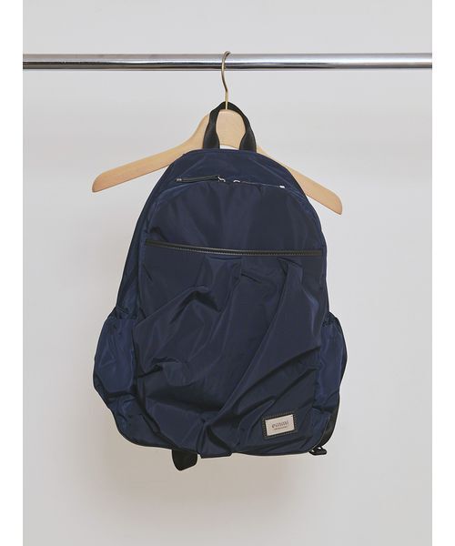 デイバック リュック eco レザーミックスバックパック/撥水 レディースの画像