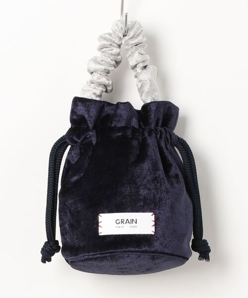「GRAIN」 ハンドバッグ FREE ネイビー レディース_画像2