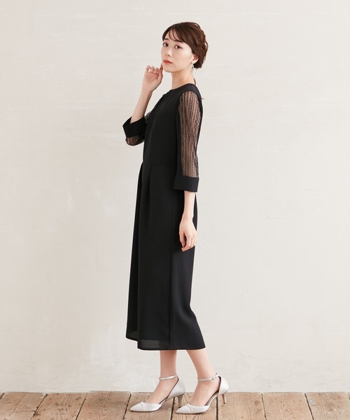 「AIMER」 長袖ワンピース MEDIUM ブルー系その他 レディース_画像7