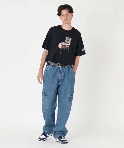 「Levi's」 「SILVER TAB」カーゴパンツ W34 L32 ブラック メンズ_画像6