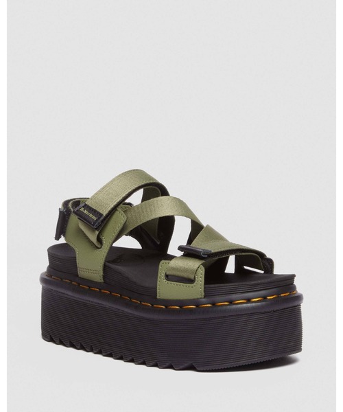 Dr.Martens（ドクターマーチン） フラットサンダル UK4 グリーン