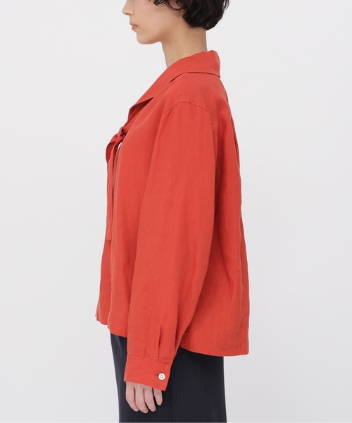 シャツ/ブラウス(長袖/七分) MARGARET HOWELL   SHIRTING LINEN I MARGARET HOWELL（マーガレットハウエル） ブラウス シャツ SHIRTING