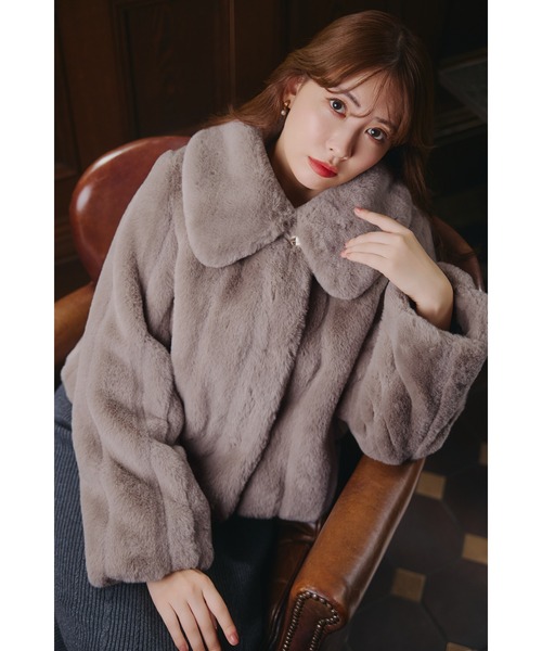 3月中までの出品新品未使用タグ付きHer lip to ボアコートピンクMサイズ Her lip to ジャケット M ピンク レディース : ZOZOTOWN Yahoo!店