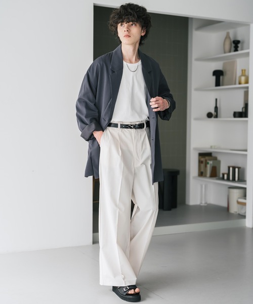 Rocky Monroe（ロッキーモンロー） ワイドパンツ スラックス 接触冷感