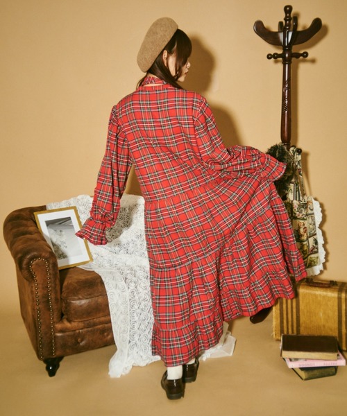 「kutir」 長袖ワンピース MEDIUM ブラック レディース_画像4