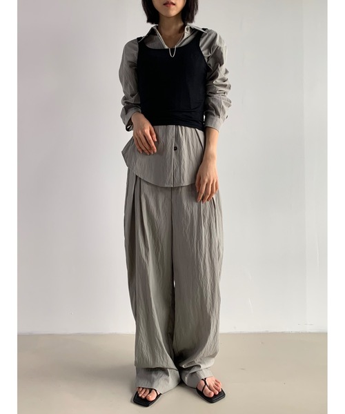 「Didot.showroom」 ノースリーブトップス FREE ヘザーグレー レディース_画像6