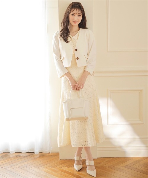 「SWINGLE」 半袖ワンピース MEDIUM ブラック レディース_画像4