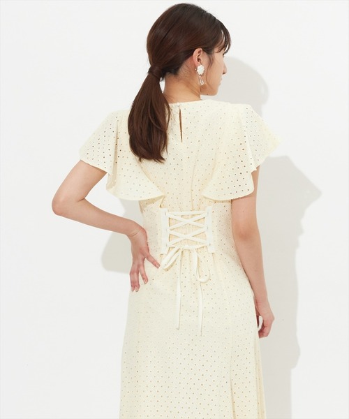 「SWINGLE」 半袖ワンピース MEDIUM ブラック レディース_画像8