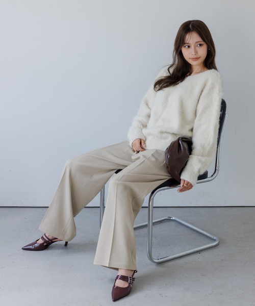 SENEE」 スラックス MEDIUM ブラック レディース : ZOZOTOWN Yahoo!店 