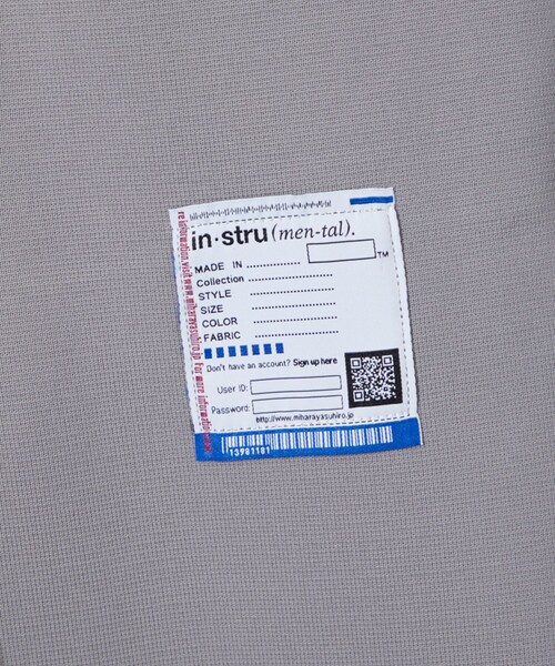 「in・stru(men-tal).」 イージーパンツ 44 ライトグレー メンズ_画像6