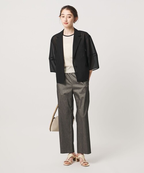 美品 UNITED ARROWS TOKYO シアージャケット ブラック UNITED ARROWS（ユナイテッドアローズ） ジャケット テーラード