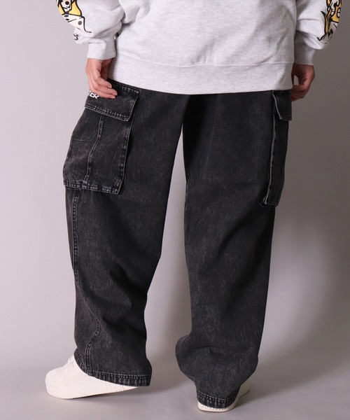 「STARTER BLACK LABEL」 カーゴパンツ MEDIUM インディゴブルー メンズ_画像5
