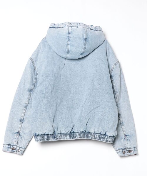 「TOMMY JEANS」 中綿ブルゾン SMALL インディゴブルー メンズ_画像2