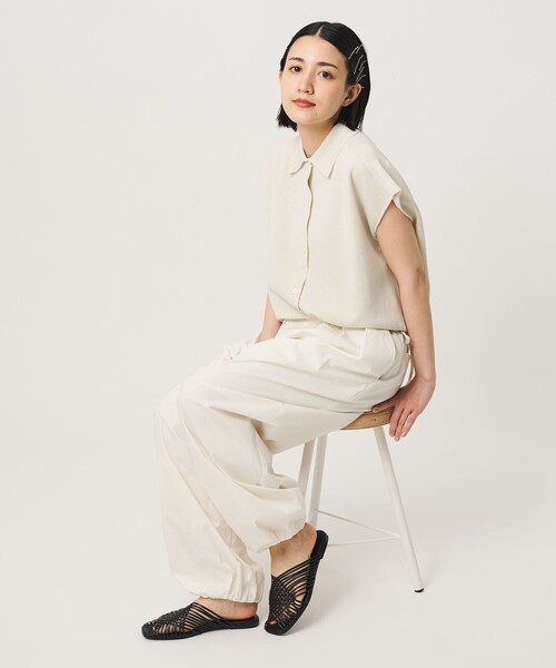 BEAUTY＆YOUTH UNITED ARROWS サンダル レザー ラインメッシュ