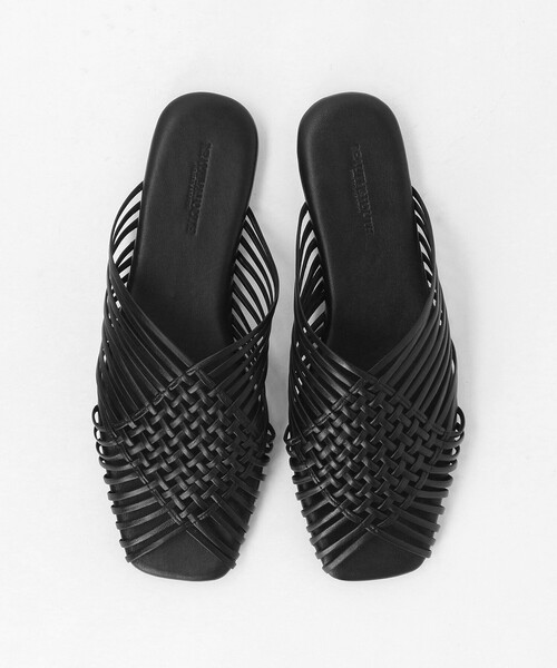 BEAUTY＆YOUTH UNITED ARROWS サンダル レザー ラインメッシュ