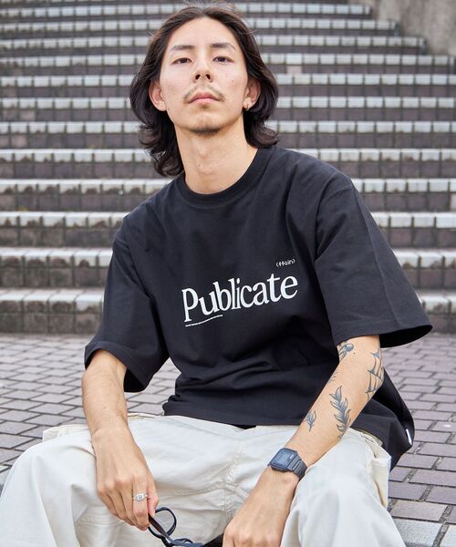 「FFEIN」 半袖Tシャツ MEDIUM ブラック メンズ_画像6