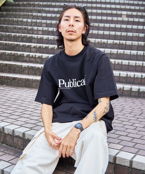 「FFEIN」 半袖Tシャツ MEDIUM ブラック メンズ_画像7