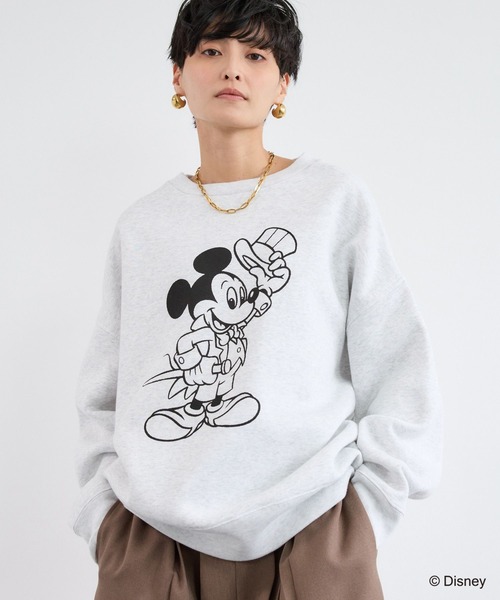 「GOOD ROCK SPEED」 スウェットカットソー「BARNYARDSTORM × Disneyコラボ」 FREE グレー系その他 レディース_画像2