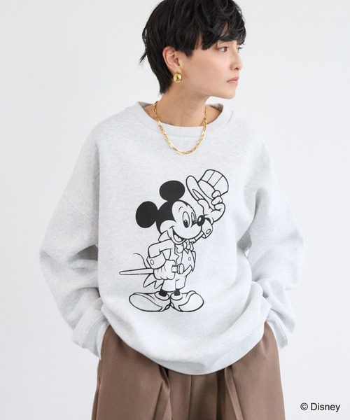 「GOOD ROCK SPEED」 スウェットカットソー「BARNYARDSTORM × Disneyコラボ」 FREE グレー系その他 レディース_画像4
