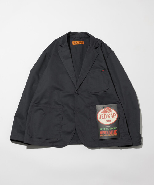 「RED KAP」 ジャケット「FREAK’S STOREコラボ」 MEDIUM チャコールグレー メンズ_画像2