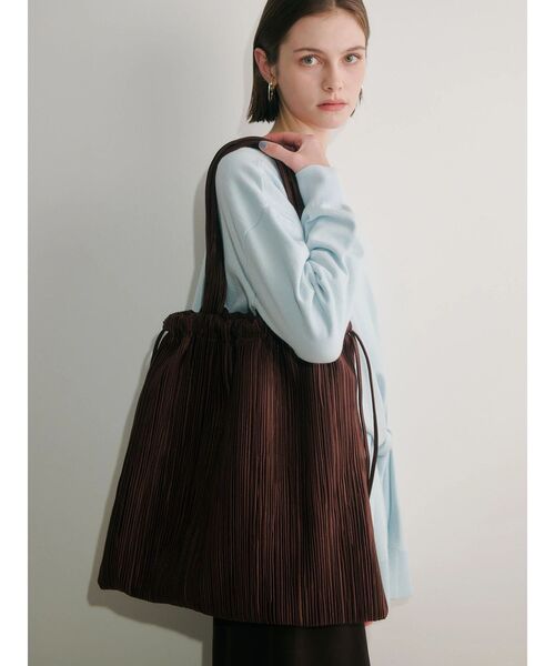 ELENDEEK（エレンディーク） トートバッグ プリーツトートバッグ 