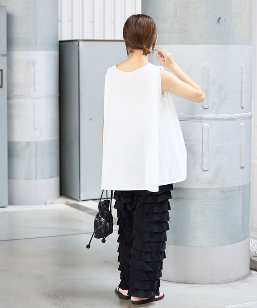 IENA（イエナ） パンツ フリルニットパンツ レディース : ZOZOTOWN