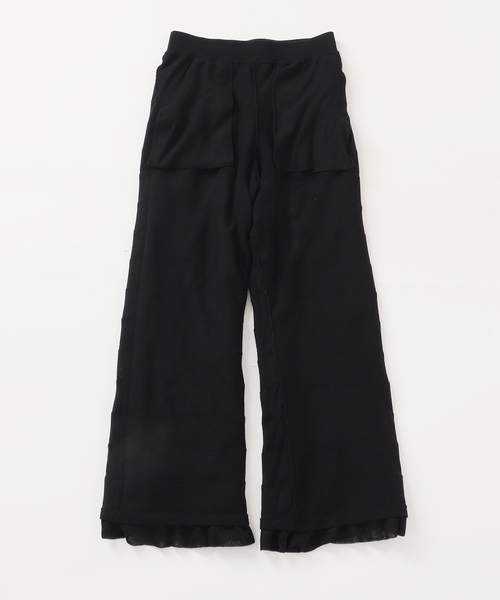 IENA（イエナ） パンツ フリルニットパンツ レディース : ZOZOTOWN