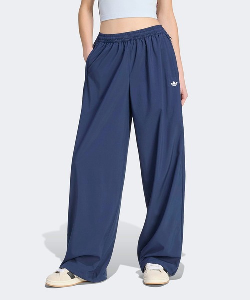新品  ADILENIUM トラックパンツ 超ワイド 青 紫 XL adidas（アディダス） パンツ Adilenium シーズン 3 ジップ トラック