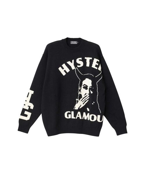 【綿100%】HYSTERIC GLAMOURSPEAK NO EVILセーター HYSTERIC GLAMOUR（ヒステリックグラマー） セーター ニット SPEAK NO