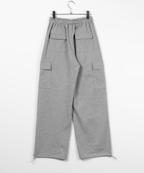 「me+em select」 カーゴパンツ LARGE ブラック レディース_画像5